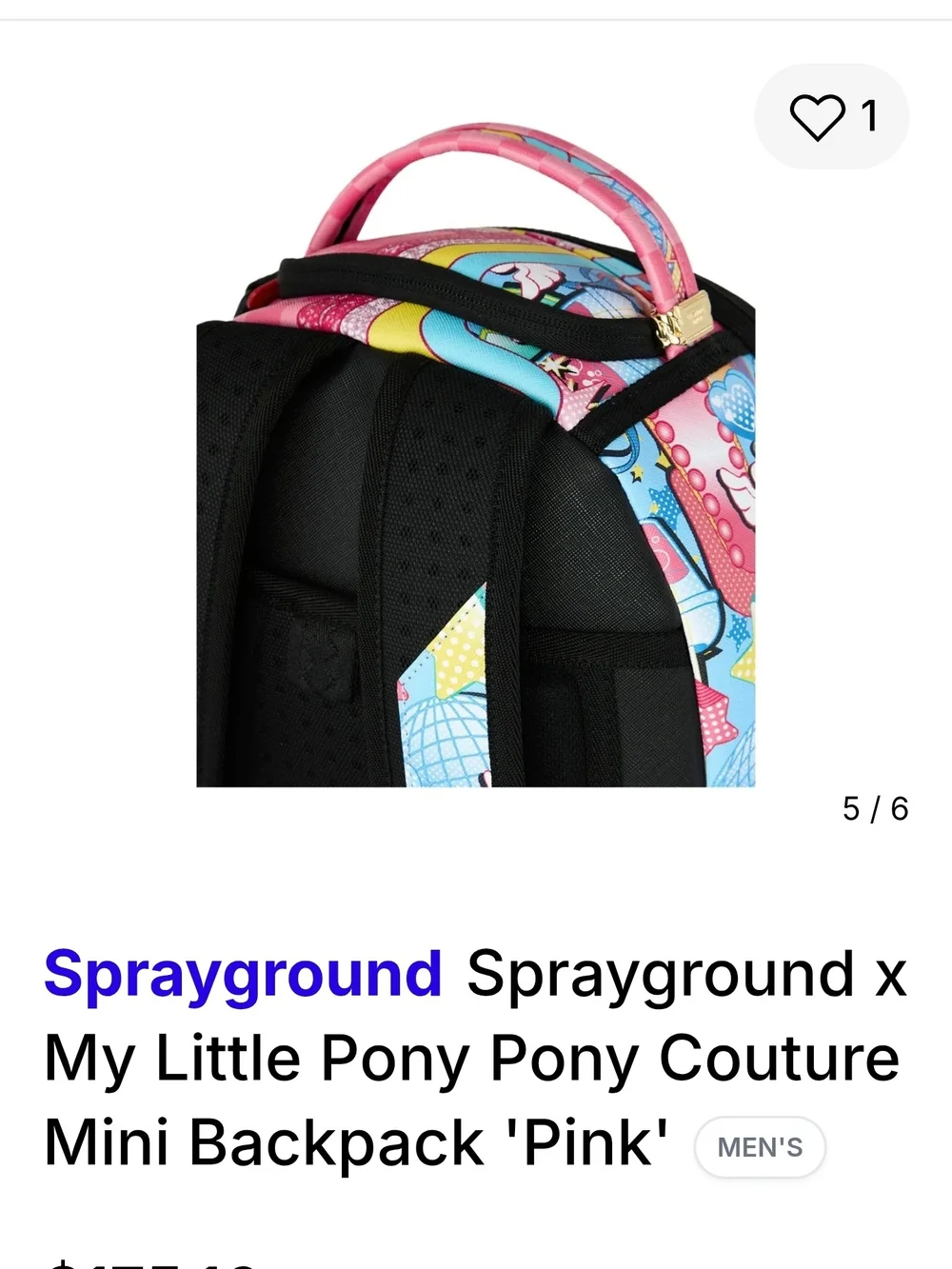 Sprayground Pink My Little Pony Mini Backpack